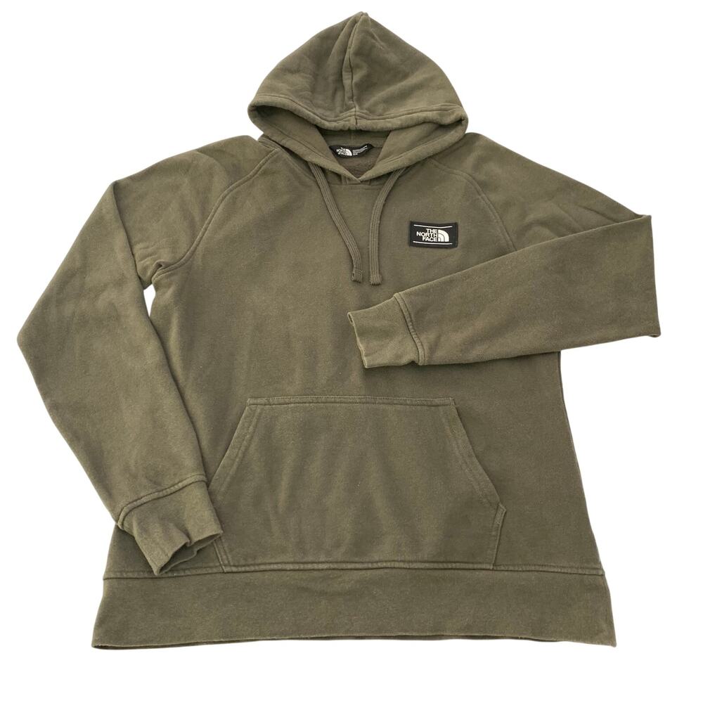 North Face Womens Hooded Sweatshirt Olive Green Size Medium Protect Our Parks